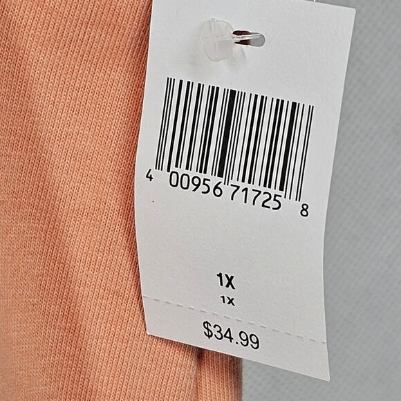 Disney Parks Mickey Mouse Salmon Tank Top NWT Women's Plus Size 1X - Picture 4 of 11